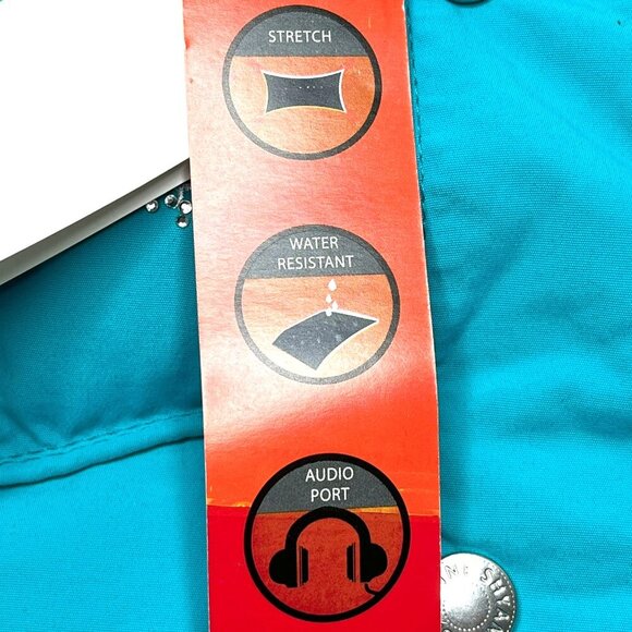 Shayanne Womens Puffer Vest size 8-10 Pockets Western Cowgirl Turquoise NWT - Picture 13 of 13